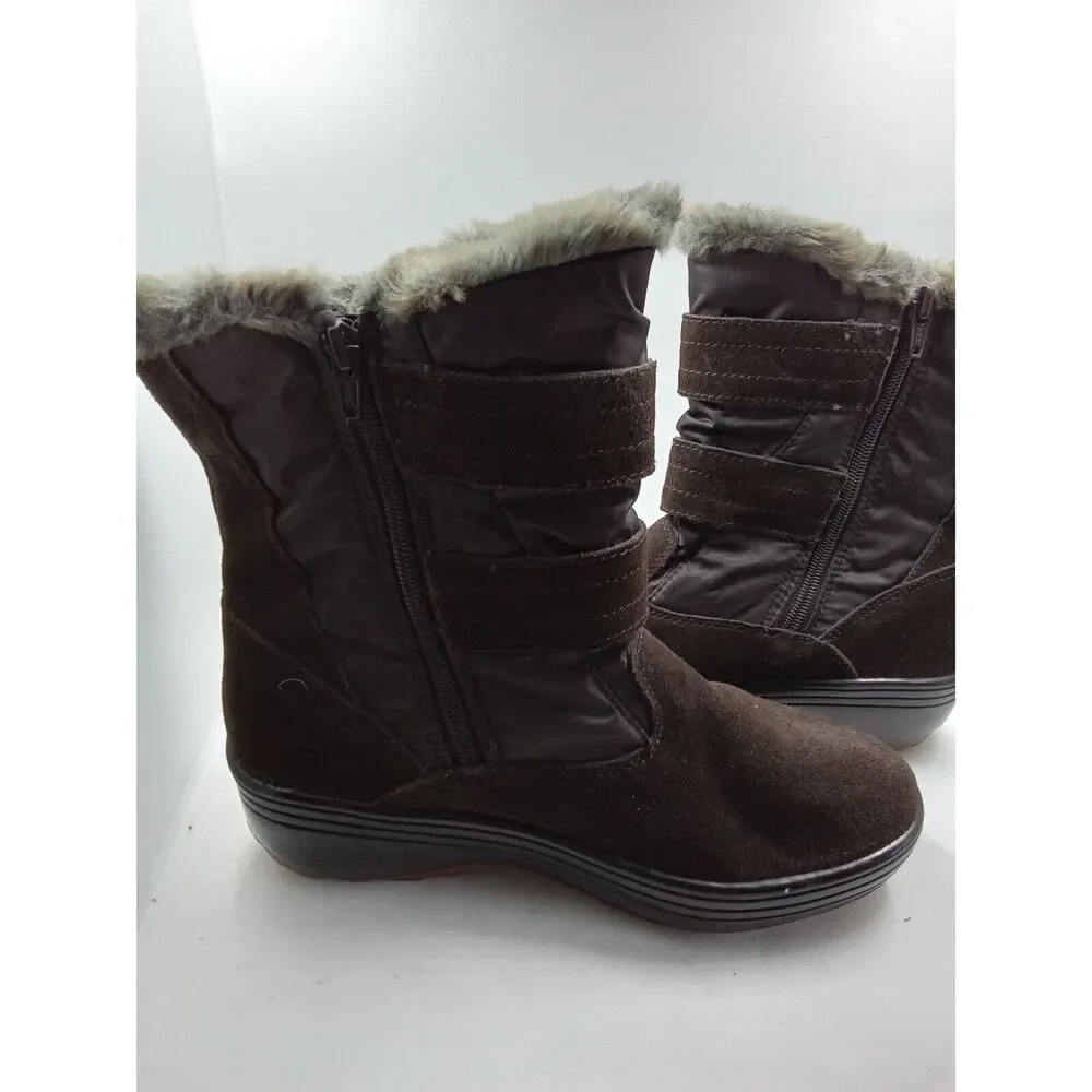 Skechers Adventure-US 8.5- Chocolate-Zipper closure‎